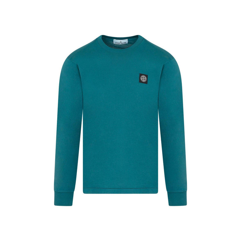 Stone Island Logo Patch Long Sleeved T-shirt - Men - Piano Luigi