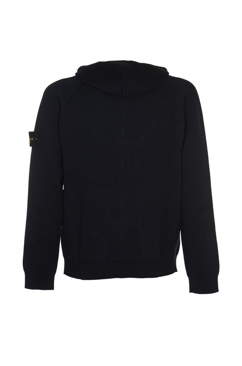 Stone Island Logo-patch Zipped Hooded Jacket - Men - Piano Luigi