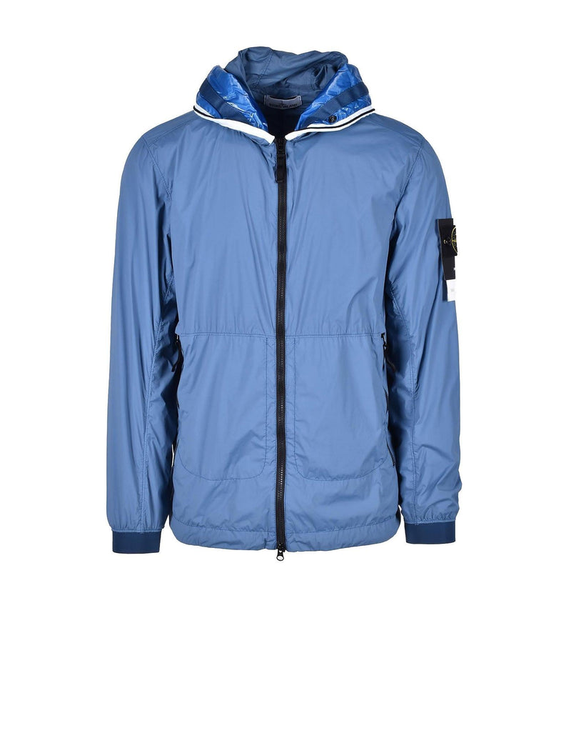 Stone Island Mens Light Blue Jacket - Men - Piano Luigi