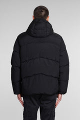 Stone Island Puffer In Black Polyamide - Men - Piano Luigi