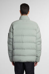 Stone Island Puffer In Green Polyamide - Men - Piano Luigi