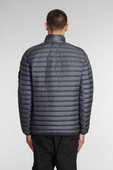 Stone Island Puffer In Grey Polyamide - Men - Piano Luigi