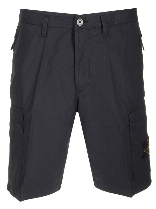 Stone Island Shorts In Strech Cotton - Men - Piano Luigi