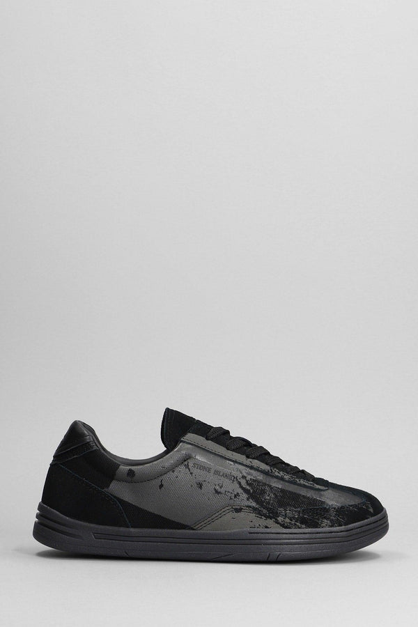 Stone Island Sneakers In Black Cotton - Men - Piano Luigi