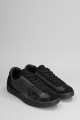 Stone Island Sneakers In Black Cotton - Men - Piano Luigi