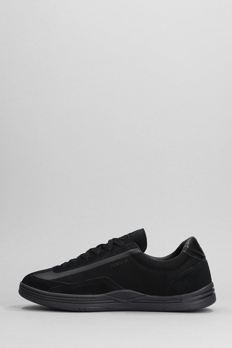 Stone Island Sneakers In Black Cotton - Men - Piano Luigi