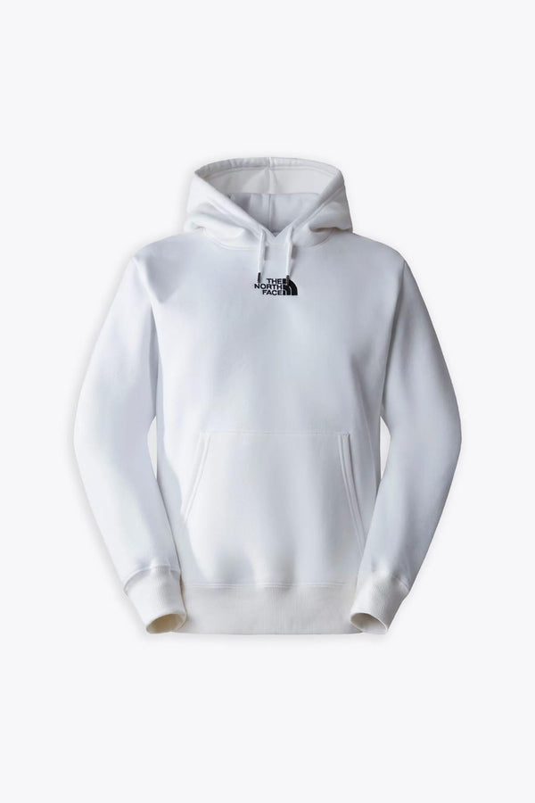 The North Face Mens Heavyweight Hoodie White cotton hoodie with logo embroidery - Mens heavyweight hoodie - Men - Piano Luigi