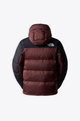 The North Face Mens Hmlyn Down Parka Burgundy and black hooded puffer parka - Mens hmlyn down parka - Men - Piano Luigi