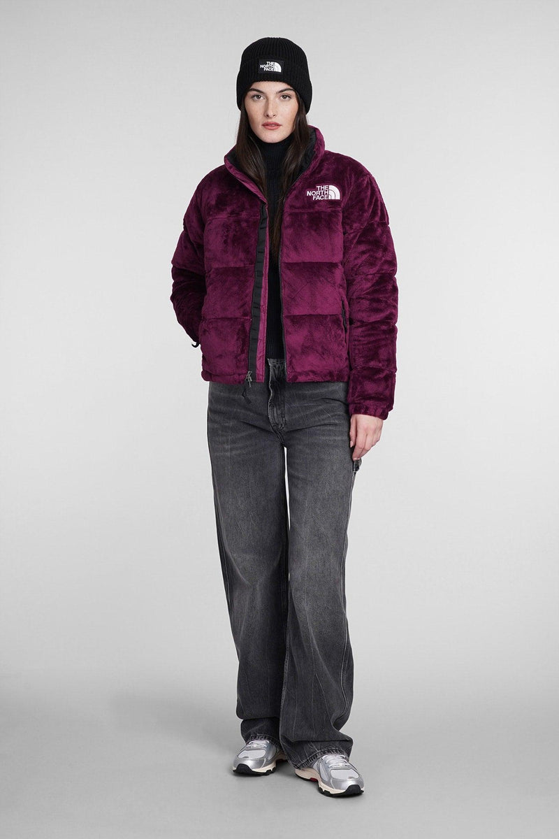 The North Face Puffer In Bordeaux Chenille - Women - Piano Luigi