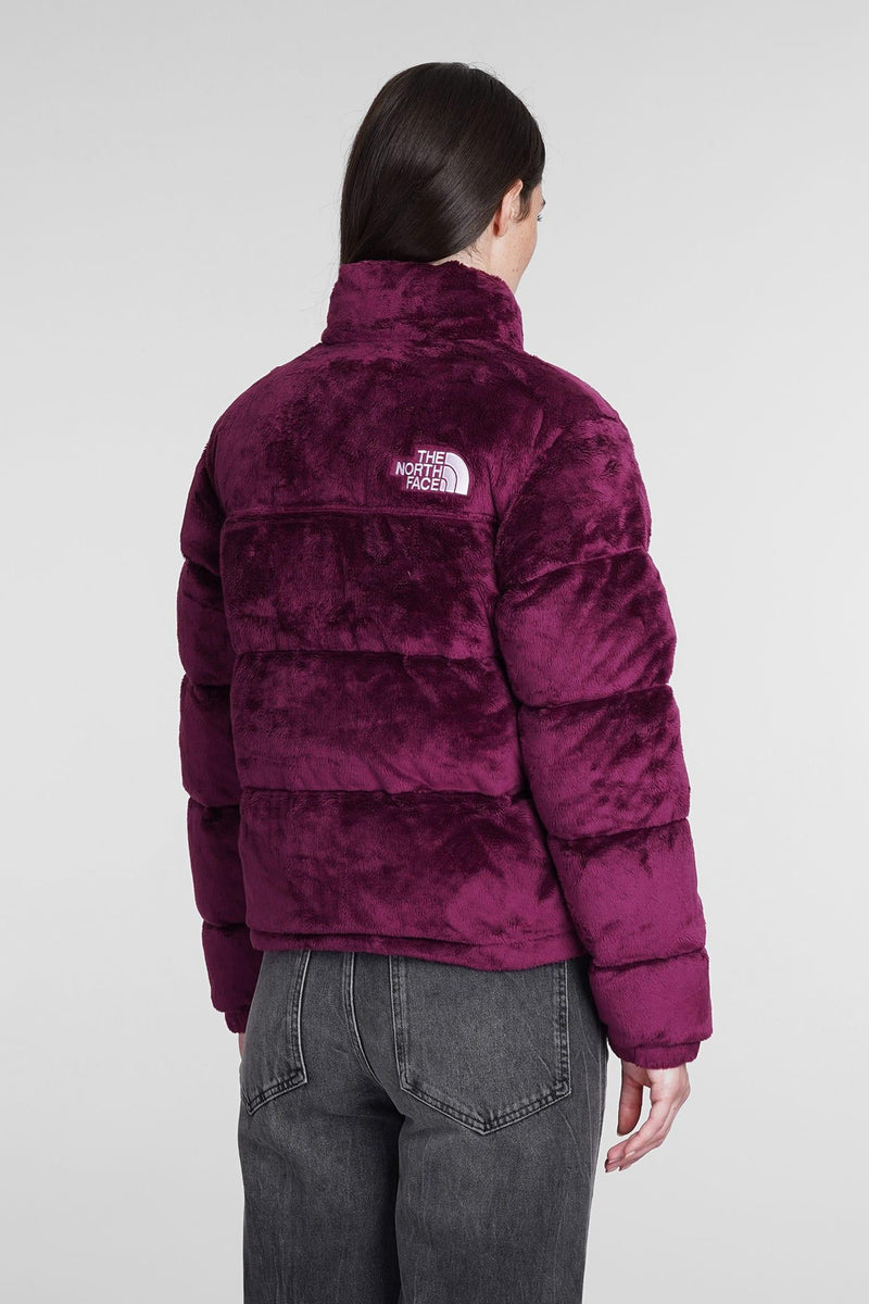 The North Face Puffer In Bordeaux Chenille - Women - Piano Luigi