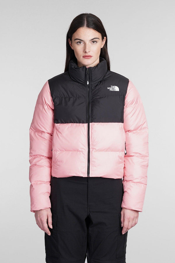 The North Face Puffer In Rose-pink Polyamide - Women - Piano Luigi