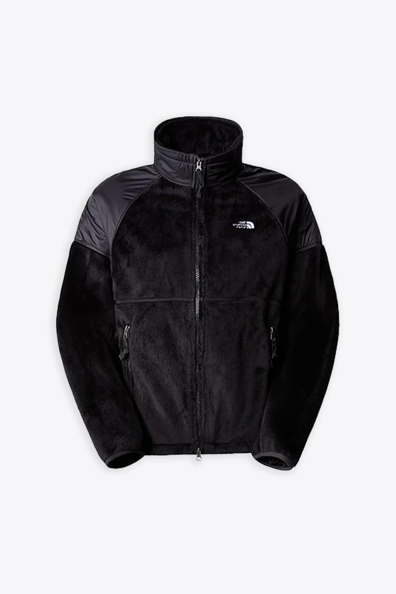 The North Face Womens Versa Velour Jacket Black velour jacket with logo embroidery - Womens versa velour jacket - Women - Piano Luigi