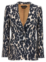 Tom Ford Animal Print Single-breasted Blazer - Women - Piano Luigi