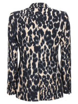 Tom Ford Animal Print Single-breasted Blazer - Women - Piano Luigi