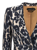 Tom Ford Animal Print Single-breasted Blazer - Women - Piano Luigi