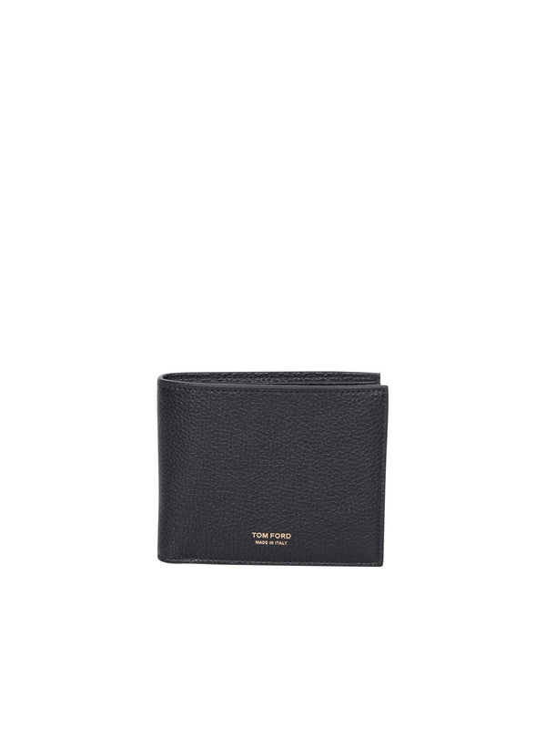 Tom Ford Bi-fold Black Wallet - Men - Piano Luigi