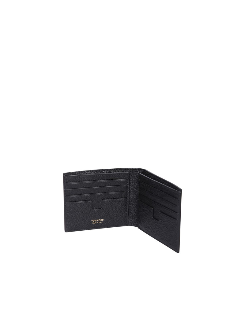 Tom Ford Bi-fold Black Wallet - Men - Piano Luigi