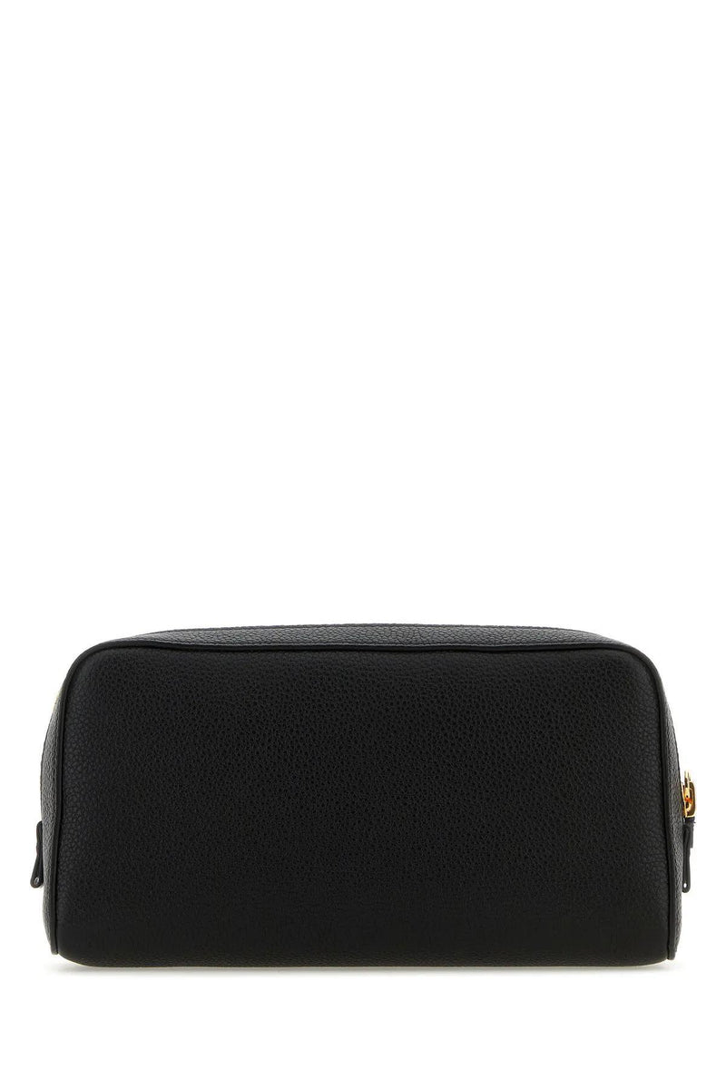 Tom Ford Black Leather Beauty-case - Men - Piano Luigi