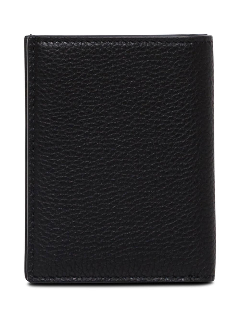 Tom Ford Black Leather Card Holder With Logo - Men - Piano Luigi