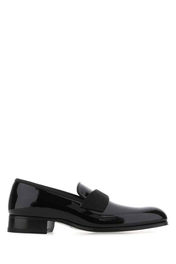 Tom Ford Black Leather Loafers - Men - Piano Luigi