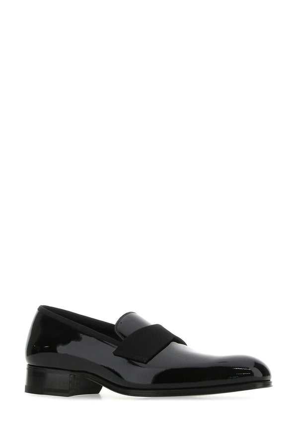 Tom Ford Black Leather Loafers - Men - Piano Luigi