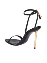 Tom Ford Black Padlock Sandals - Women - Piano Luigi