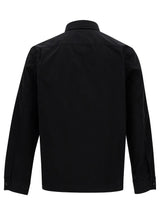 Tom Ford Black Shirt With Tonal Buttons And Patch Pockets In Cotton Man - Men - Piano Luigi