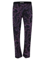 Tom Ford Floral-printed Straight-leg Satin Trousers - Men - Piano Luigi