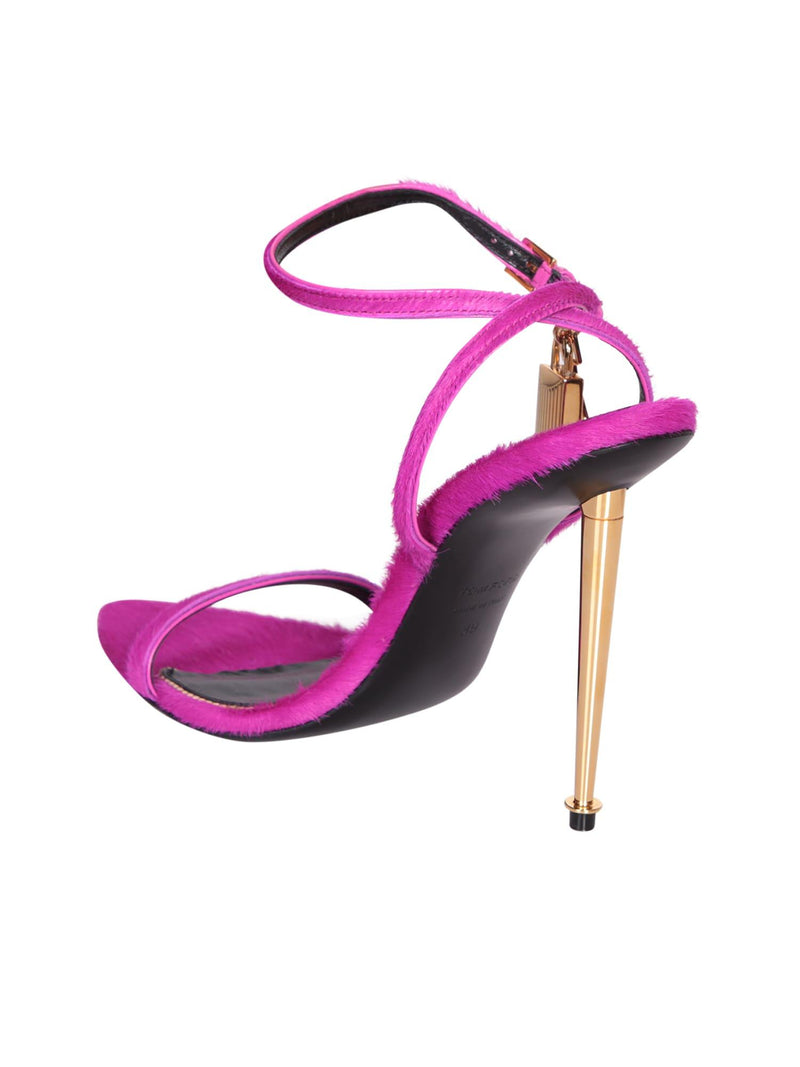 Tom Ford Fuxia Padlock Sandals - Women - Piano Luigi