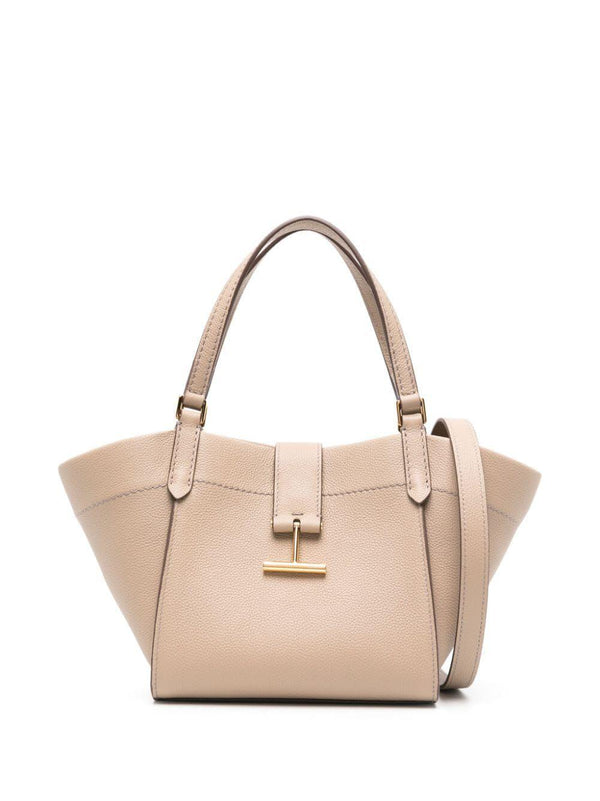 Tom Ford Grain Leather Small Tote - Women - Piano Luigi