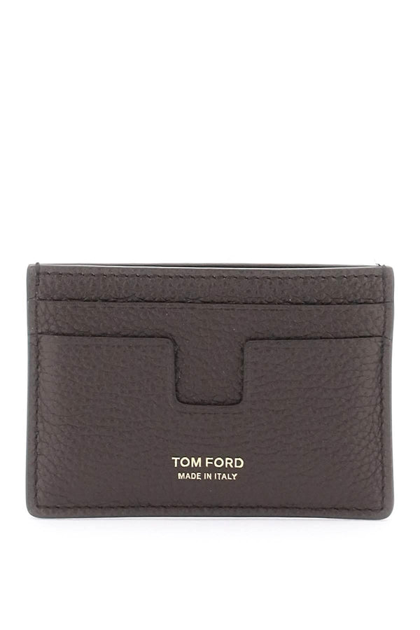 Tom Ford Grained Leather Card Holder - Men - Piano Luigi