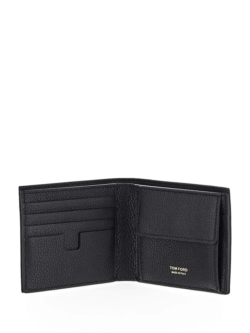 Tom Ford Grainy Bi-fold Wallet - Men - Piano Luigi