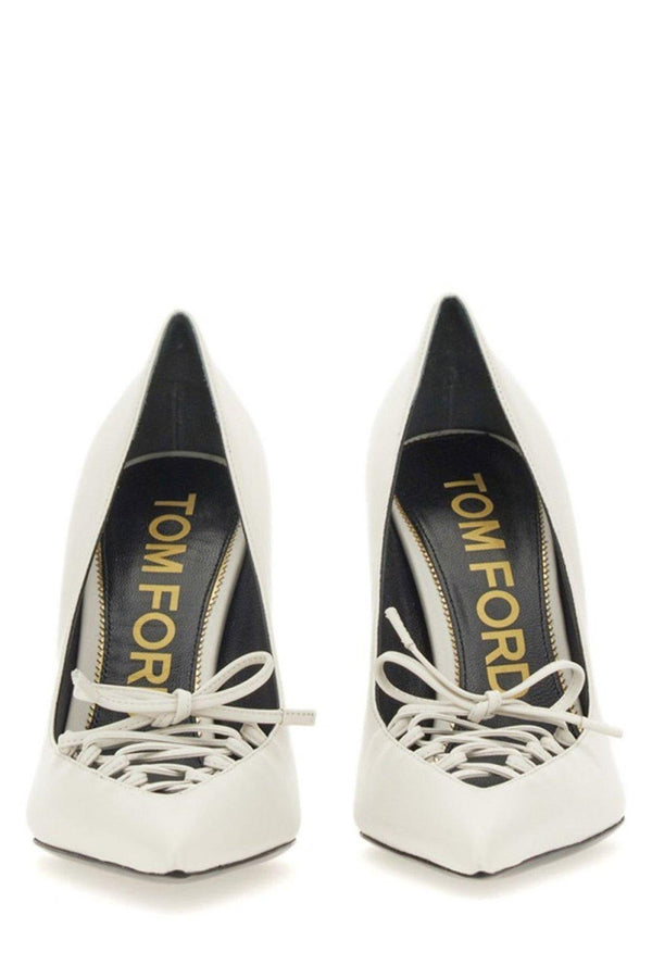 Tom Ford Lace-up Pointed-toe Pumps - Women - Piano Luigi