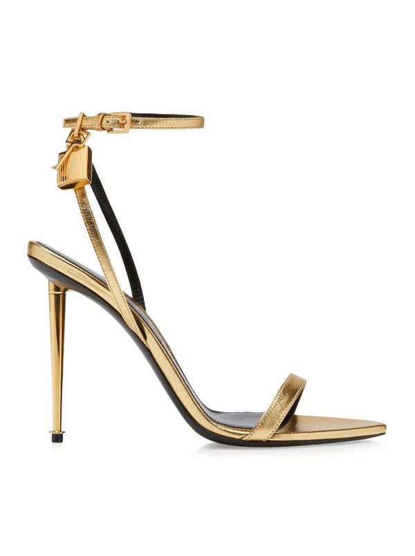 Tom Ford Laminated Nappa Pointy Naked Sandal - Women - Piano Luigi