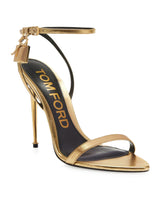 Tom Ford Laminated Nappa Pointy Naked Sandal - Women - Piano Luigi