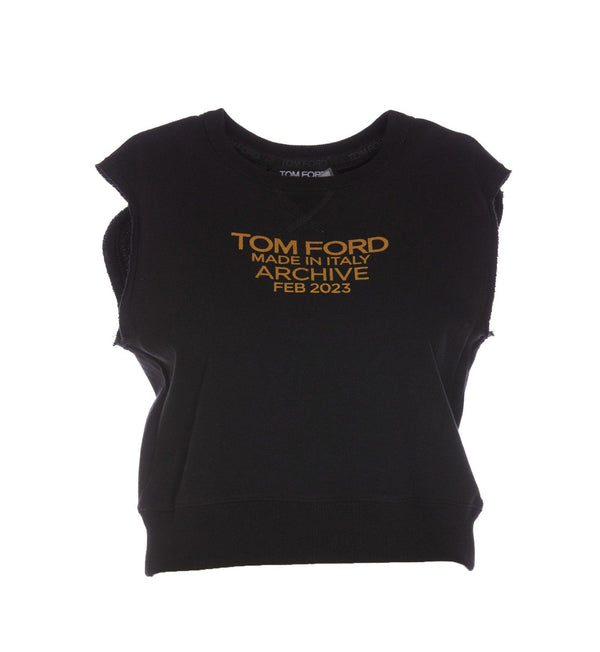 Tom Ford Logo Sleeveless Sweatshirt - Women - Piano Luigi