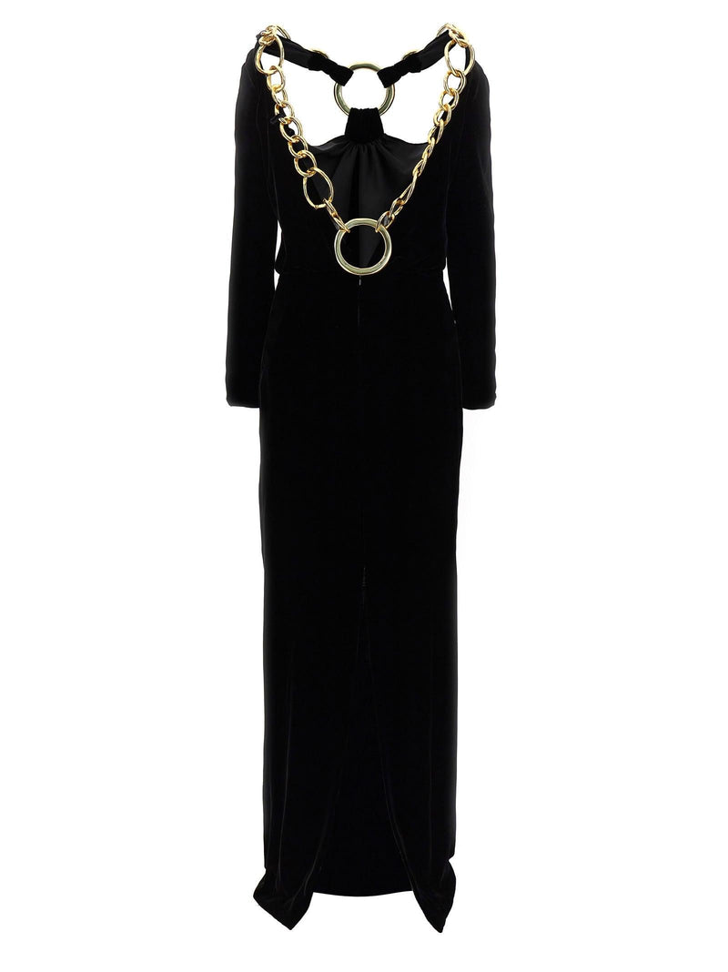 Tom Ford Long Velvet Chain Dress - Women - Piano Luigi