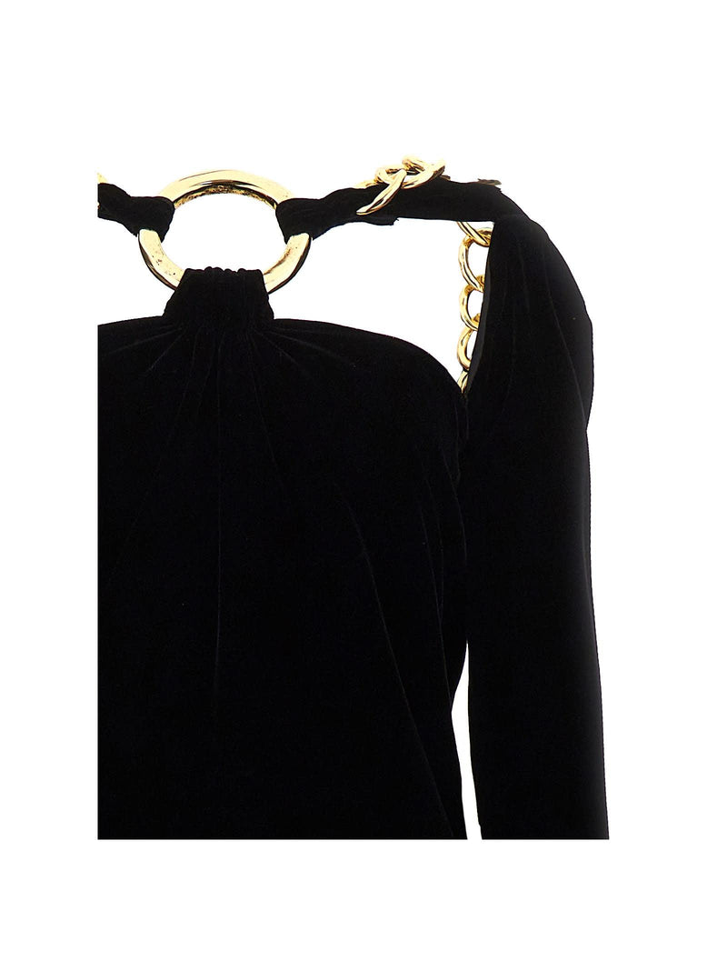 Tom Ford Long Velvet Chain Dress - Women - Piano Luigi