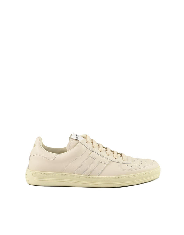 Tom Ford Mens Ivory Sneakers - Men - Piano Luigi