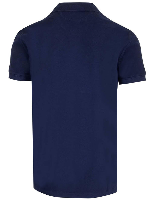 Tom Ford Navy Blue Cotton Polo Shirt - Men - Piano Luigi