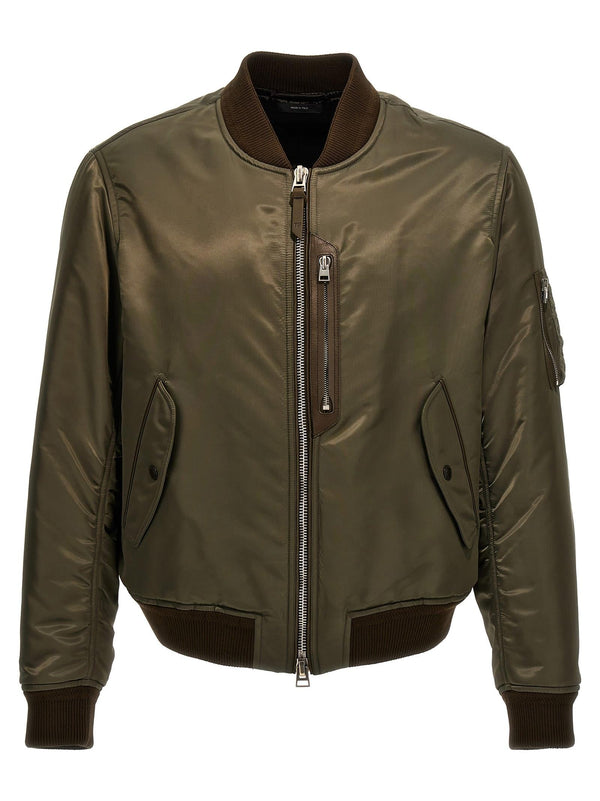 Tom Ford Nylon Bomber Jacket - Men - Piano Luigi