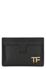 Tom Ford Pebbled Calfskin Card Holder - Men - Piano Luigi