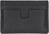 Tom Ford Pebbled Calfskin Card Holder - Men - Piano Luigi