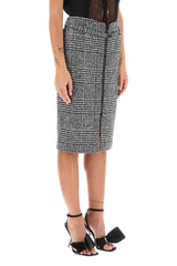 Tom Ford Prince Of Wales Pencil Skirt - Women - Piano Luigi