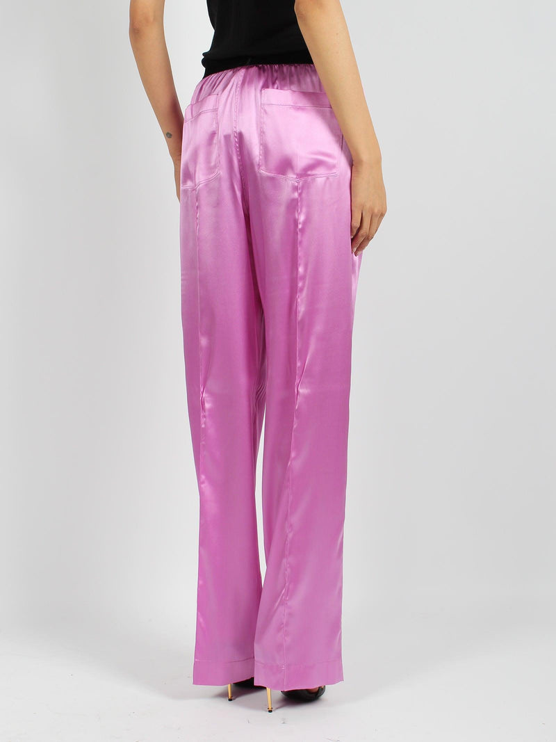 Tom Ford Stretch Silk Satin Pj Pants - Women - Piano Luigi