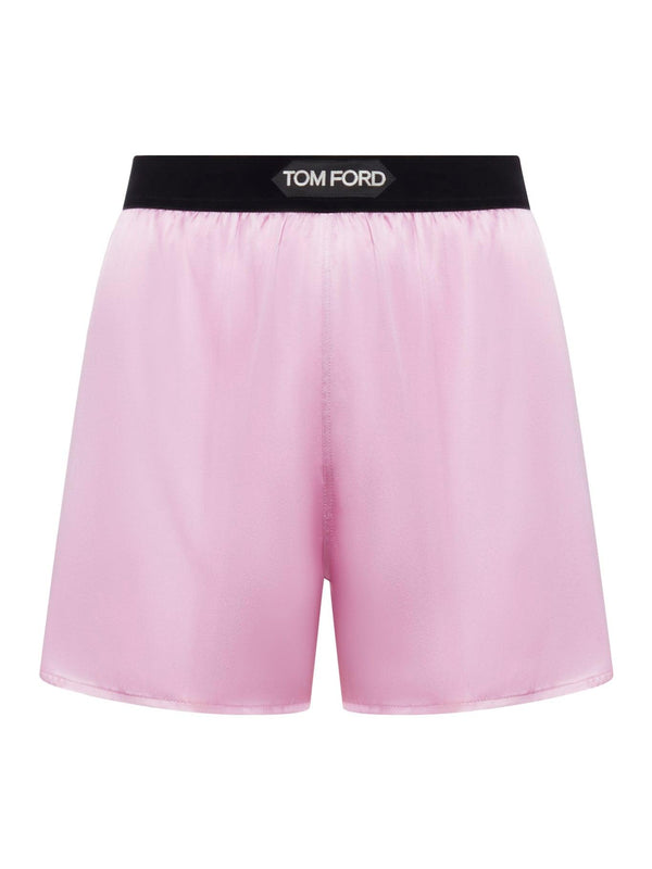 Tom Ford Stretch Silk Satin Pj Shorts - Women - Piano Luigi