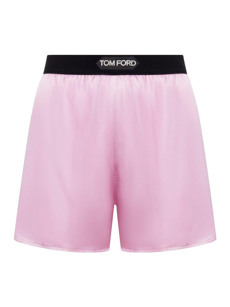 Tom Ford Stretch Silk Satin Pj Shorts - Women - Piano Luigi