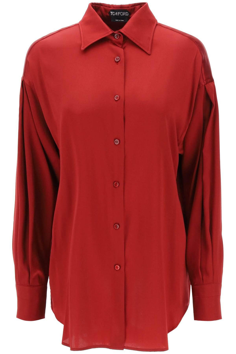 Tom Ford Stretch Silk Satin Shirt - Women - Piano Luigi