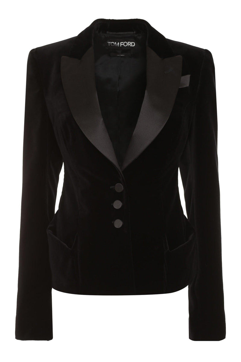 Tom Ford Velvet Blazer - Women - Piano Luigi