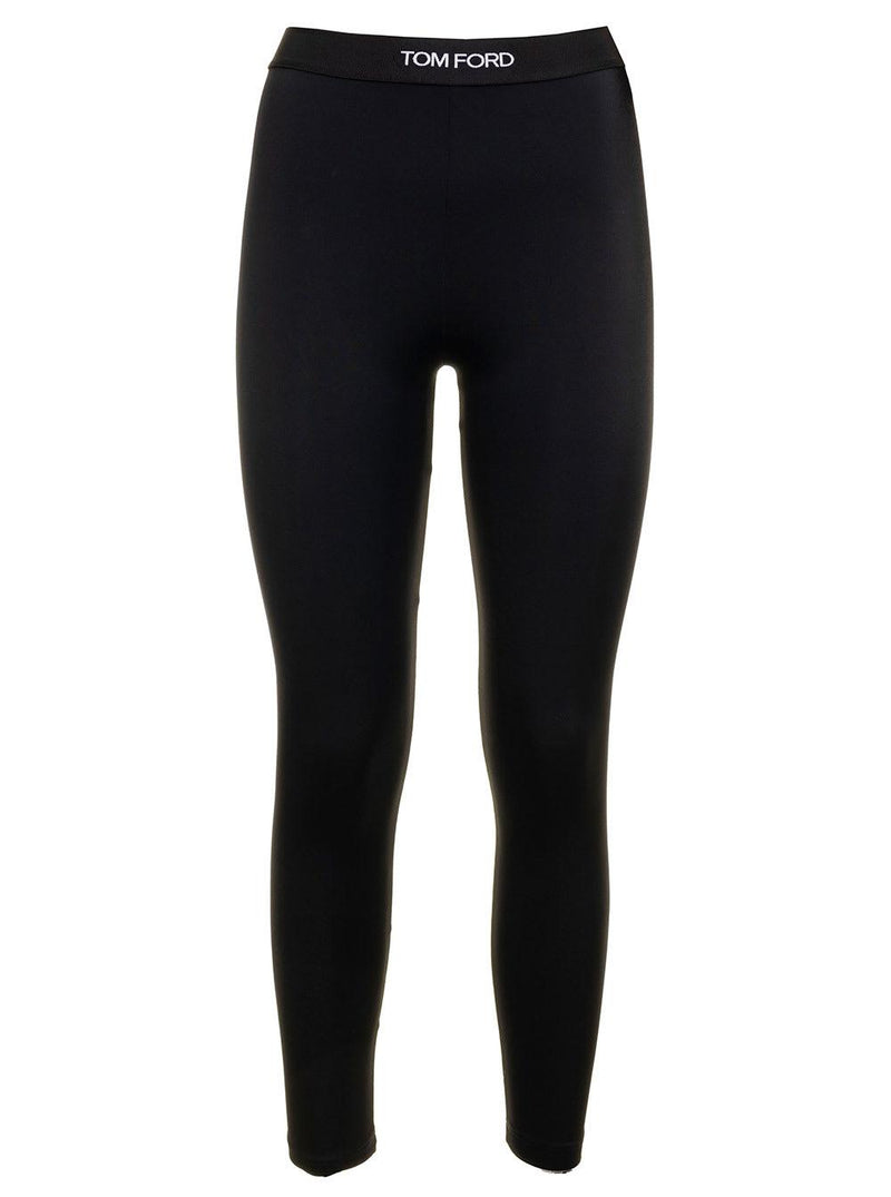 Tom Ford Womans Black Stretch Lycra Leggings - Women - Piano Luigi